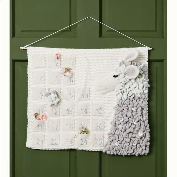 Anthropologie-Ernie and Irene Llama Advent Calendar - Picture 1 of 3